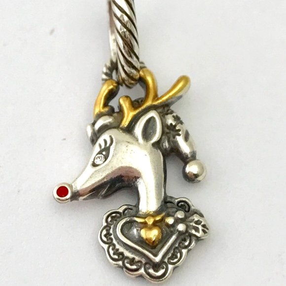 Brighton Rudolph Christmas Deer Charm, JC1691 - Picture 1 of 1